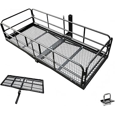 ヒッチキャリアカーゴ 深型 152x63x35cm 折畳み式 カーゴバスケット Amazon.co.jp 売れ筋ランキング: 車用カーゴバスケット の中で最も人気